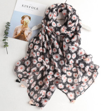 nice full length and comfortable Summer tribal pattern womens lady latest new design printed scarf pattern scarf
